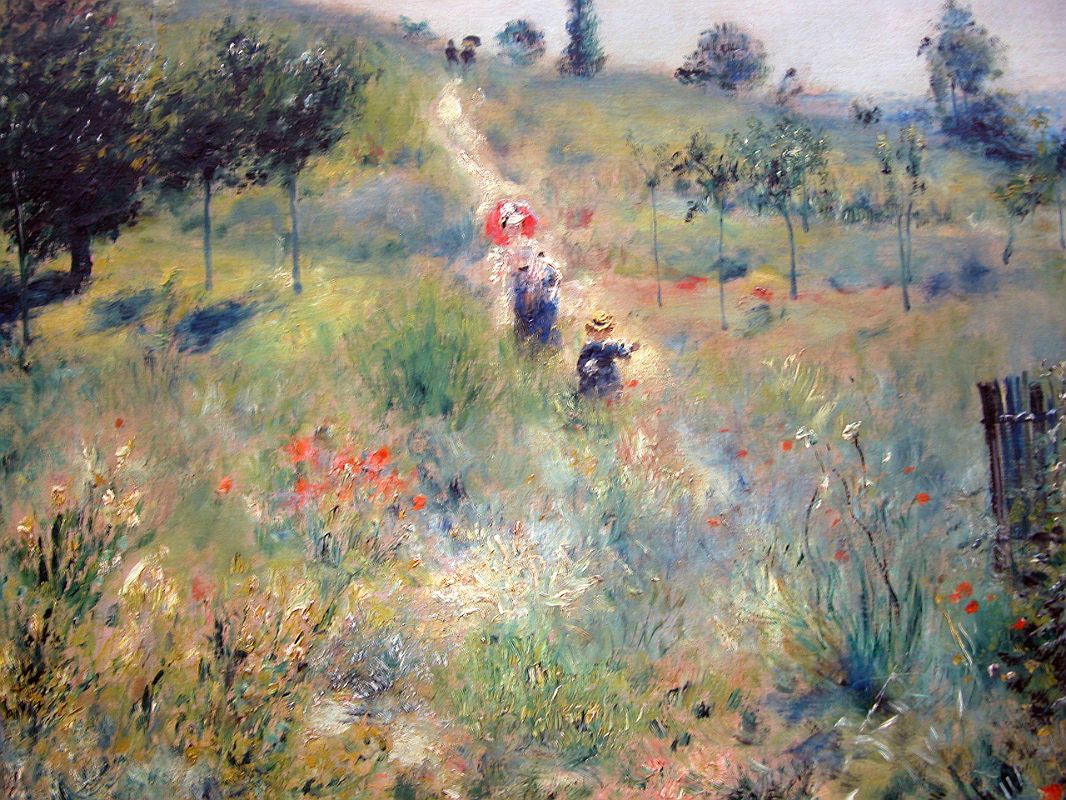 Paris Musee D'Orsay Pierre-Auguste Renoir 1875 Path Leading To high Grass 